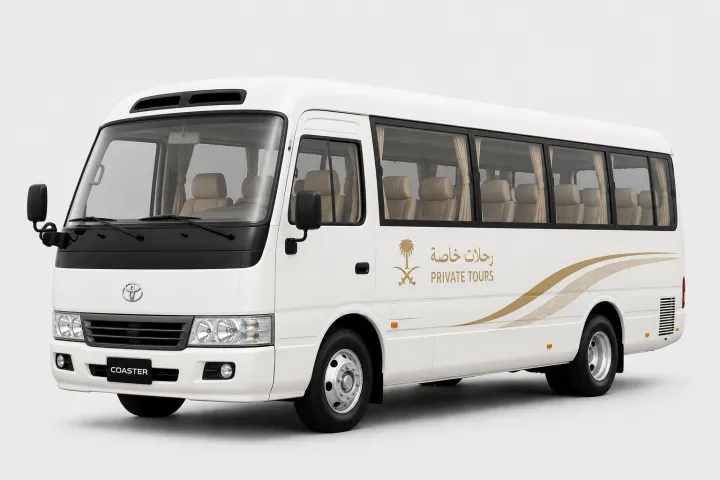 Toyota Coaster for Syed Umrah Transport